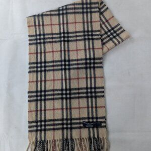 Burberry Nova Check Cashmere Scarf Beige | Authentic